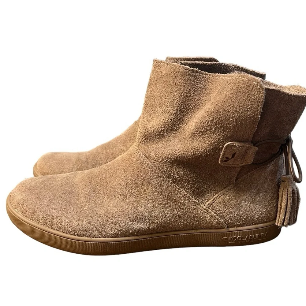 Koolaburra by Ugg Skyller Leather Tassel Bootie 1092579 Size 7